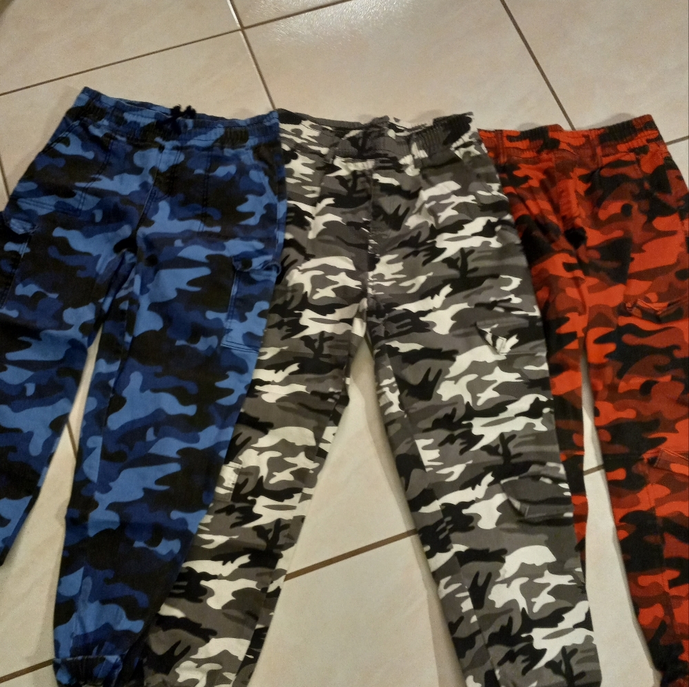 Junior camouflage pants
